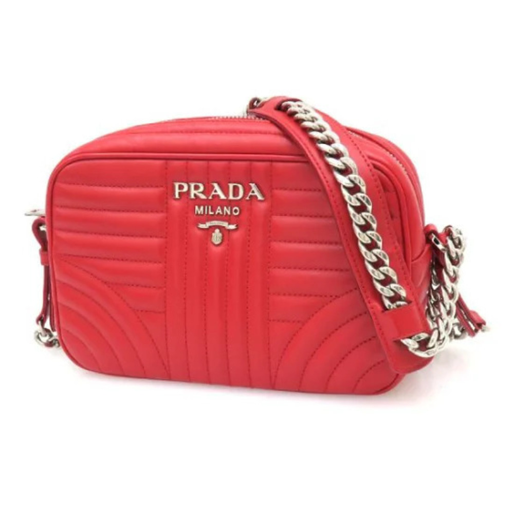 Prada Diagram Chain Shoulder Bag